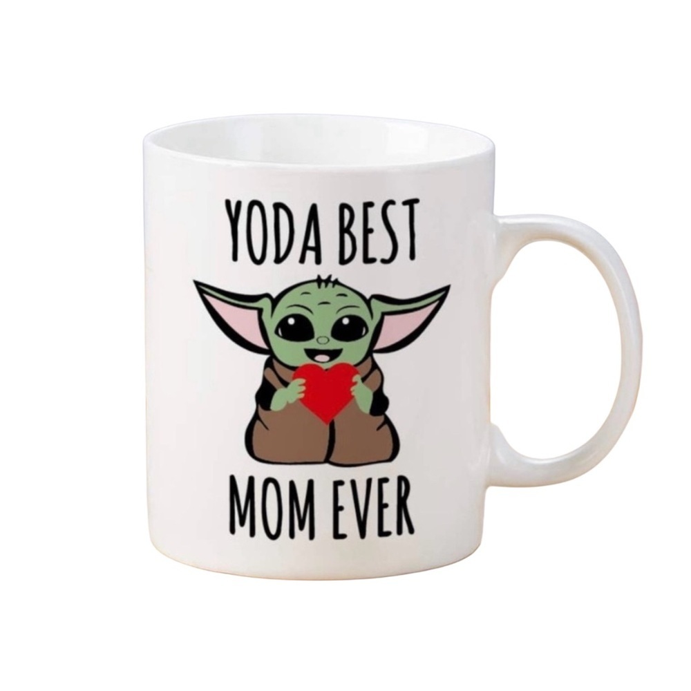 5/$25 😻 Yoda Best Mom Ever White Mug